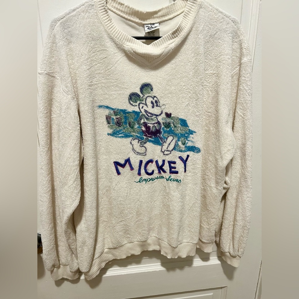 Vintage Mickey Mouse Impression Series Sweatshirt Size L